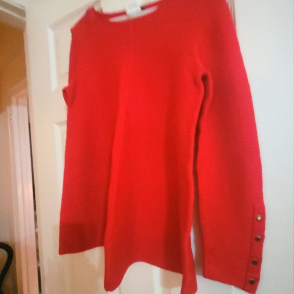 Ladies red sweater